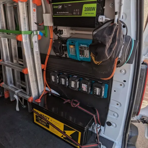 camper life with wanroy batterie al litio ferro fosfato