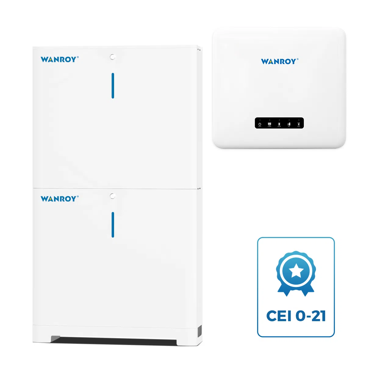 Inverter Ibrido da 6kW + Sistema di Batterie da 10kWh丨WANROY empower one
